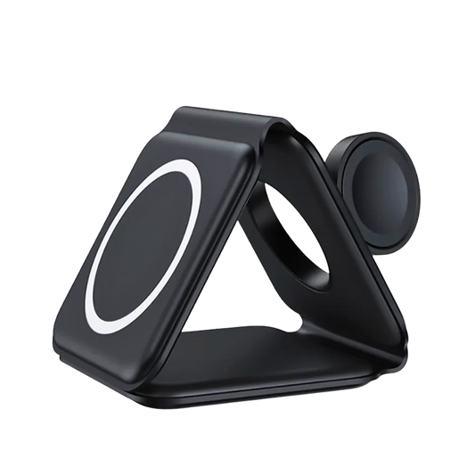 Ladda IPhone, AirPods och Apple Watch Samtidigt - Vikbar magnetisk trådlös laddare