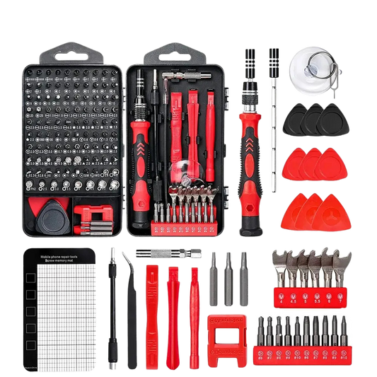 Tech verktygskit för reparation av dator, laptop och mobiltelefon.