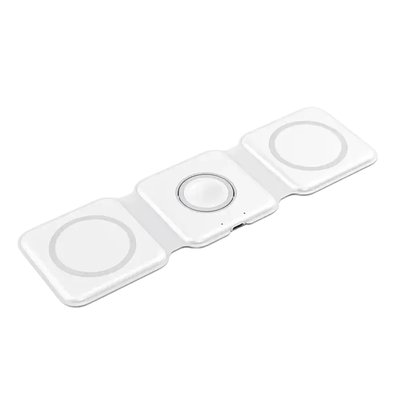 Ladda IPhone, AirPods och Apple Watch Samtidigt - Vikbar magnetisk trådlös laddare